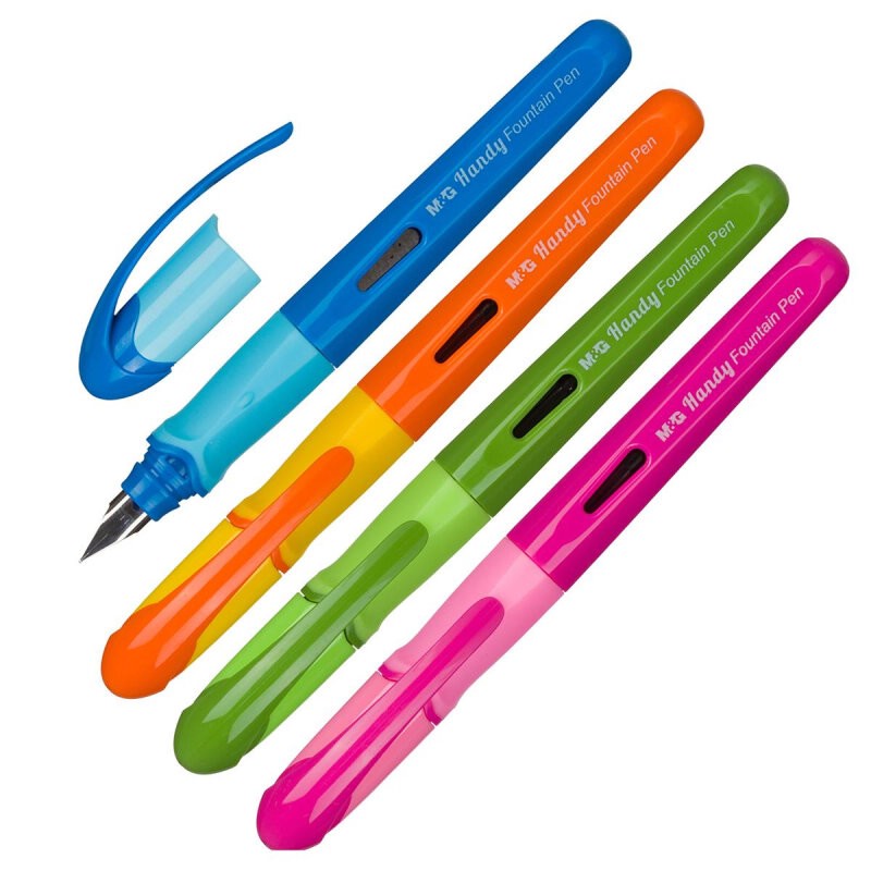 1 Stylo Plume M&G Handy – Design Coloré & Écriture Fluide (Couleur Aléatoire) – Image 3