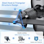 Support Téléphone Voiture Universel Blukar – Fixation Grille d’Aération, Rotation 360° – Image 5