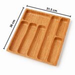 Range-Couverts en Plastique – 6 Compartiments, 36 x 31,5 cm – Image 2