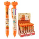 Stylo-bille multicolore 6 en 1 « Pumpkin Party »