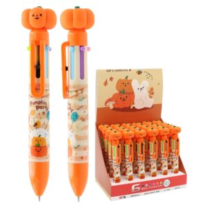 Stylo-bille multicolore 6 en 1 « Pumpkin Party »