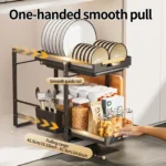 Égouttoir à vaisselle avec tiroirs – Rangement compact & design intelligent – Image 2