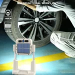 Lampe de Travail Multifonction Solaire & Rechargeable – 1000 Lumens