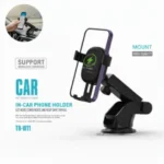 Support Voiture TREQA TR-W11 – Chargeur Sans Fil à Induction & Bras Extensible - Rotation 360° – Image 2