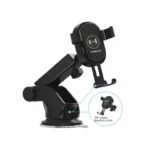 Support Voiture TREQA TR-W11 – Chargeur Sans Fil à Induction & Bras Extensible - Rotation 360° – Image 3