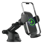 Support Voiture TREQA TR-W11 – Chargeur Sans Fil à Induction & Bras Extensible - Rotation 360° – Image 4