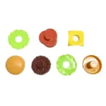 Burger Jouet Démontable – Jeu d'Imitation, Pédagogique - 8.5 cm – Image 3