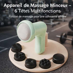 appareil de massage minceur – 6 têtes multifonctions