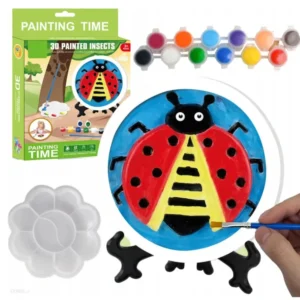 Kit de Peinture 3D Insectes – Coccinelle | Activité créative pour enfants dès 3 ans