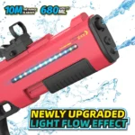 Pistolet à Eau Électrique Haute Pression – 680 ml | Jet 10m | LED Colorées – Image 5