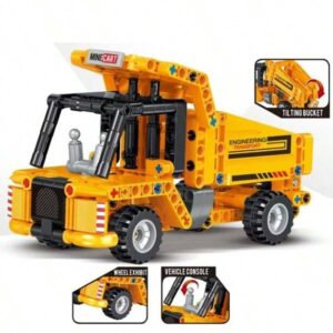 Camion de Chantier à Construire – Mine Cart Dynamique 253 pièces – Dès 6 ans