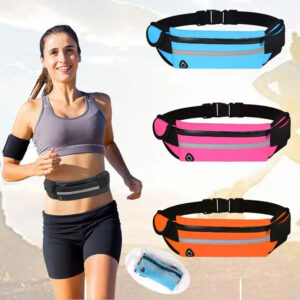 Ceinture de Sport avec Porte-Bouteille – Légère, Réglable & Résistante à l’Eau