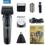 HTC AT-1088-C – Tondeuse Électrique 3-en-1 pour Visage, Barbe et Nez