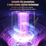 Lampe Anti-Moustiques Électrique USB – Éclairage UV & Grille Haute Tension – Noir – Image 2