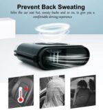 Ventilateur de Siège Voiture USB – Anti-Transpiration Été | Refroidisseur Silencieux pour Appuie-Tête – Image 3