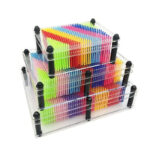 Pin Art Multicolore – Sculpture 3D à Clous – Rectangulaire – Image 4