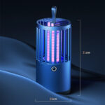 Lampe Anti-Moustiques Électrique USB – Éclairage UV & Grille Haute Tension – Noir – Image 3