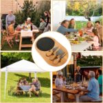Plateau à Fromage en Bambou avec Ardoise et Ustensiles Intégrés – Set 4 Pièces – Image 4
