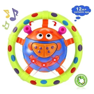 Jouet Éveil Bébé Coccinelle Musicale – Lumières et Sons – Dès 12 mois