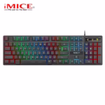 Pack Gamer iMICE – Clavier Filaire Rétroéclairé + Souris Gaming LED – Haute Précision – Image 4