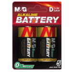 Piles Alcalines M&G D (LR20) – 1.5V | Lot de 2 | Longue durée – 0% Mercure