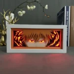 Cadre Lumineux LED Anime Multicolore – Décoration Manga avec Visage Illuminé, Fonctionne sur USB ou Piles – Image 6