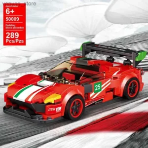Voiture de Course à Construire – Kit 289 Pièces – Modèle GT3-25 – Dès 6 ans