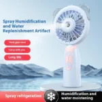 Ventilateur Brumisateur Rose – Fraîcheur & Douceur à Emporter Partout ! – Image 4