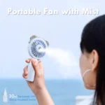 Ventilateur Brumisateur Rose – Fraîcheur & Douceur à Emporter Partout !