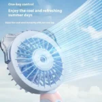 Ventilateur Brumisateur Rose – Fraîcheur & Douceur à Emporter Partout ! – Image 5