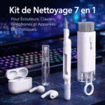 kit de nettoyage 7 en 1 – pour Écouteurs, claviers, téléphones et appareils Électroniques