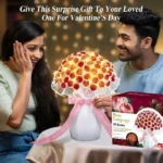 Bouquet Lumineux DIY - 99 Roses avec Vase & Lumière LED – Image 3