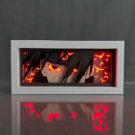Cadre Lumineux LED Anime Multicolore – Décoration Manga avec Visage Illuminé, Fonctionne sur USB ou Piles – Image 4