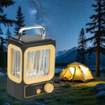 Lampe de Camping LED Rechargeable – 3 Modes d’Éclairage – Portable & Autonome
