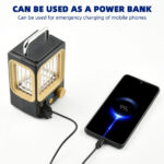 Lampe de Camping LED Rechargeable – 3 Modes d’Éclairage – Portable & Autonome – Image 7