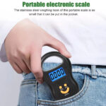 Balance électronique portable avec crochet – Écran LCD rétroéclairé – Image 6