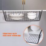 Panier de Rangement Suspendu en Métal – Gagnez de l’Espace Facilement - 40.5 x 24 x 13.5 cm – Image 5