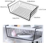 Panier de Rangement Suspendu en Métal – Gagnez de l’Espace Facilement - 40.5 x 24 x 13.5 cm – Image 4