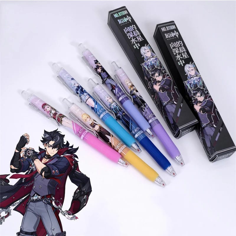 stylo Genshin Impact,stylo à bille animé,papeterie Genshin,stylo collector,stylo édition spéciale,fournitures scolaires Maroc,stylo gamer,accessoires Genshin Impact,stylo kawaii,stylo design animé,goodies Genshin Impact,produits dérivés Genshin,stylo cadeau fan d’anime,papeterie fantasy,stylo original Maroc,The Good Place Maroc,stylo à bille coloré,stylo décoré Genshin,fournitures bureau geek,accessoires écriture animés