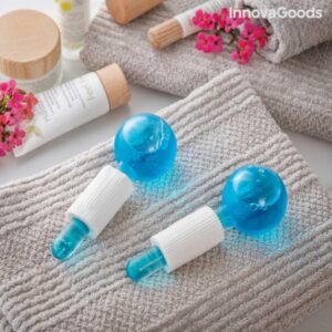 Bâtons de Massage Visage à Glace – 2 Pièces