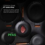 Wok céramique MasterPRO Odin Professionnel - 24 cm – Revêtement CERA+ sans PFAS – Image 2