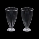 Pack de 6 verres à pied en cristal 50 ml – Élégants et transparents – Image 2