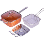 Casserole Carrée Multifonction Cuivrée – 5 en 1 | San Ignacio Optimum – 4.3L – Image 4