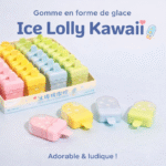gomme fantaisie en forme de glace – ice lolly kawaii