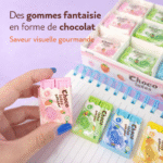 gomme fantaisie en forme de chocolat – saveur visuelle gourmande