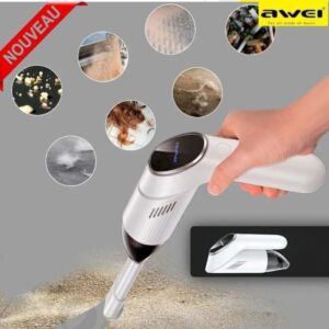 Mini Aspirateur Portable & Pliable Awei V1 – Rechargeable USB | Puissant & Compact