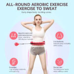 Cerceau de Fitness Intelligente Rose – Hula Hoop Ajustable 24 Nœuds avec Poids | Brûle-Graisse Taille & Abdos – Image 5