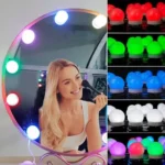 Guirlande Lumineuse LED pour Miroir – Effet Hollywood | RGB Multicolore & Fixation Facile – Image 3
