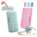 Brosse Masseur Cuir Chevelu Rétractable – Silicone Doux, Nettoyage & Détente