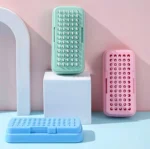 Brosse Masseur Cuir Chevelu Rétractable – Silicone Doux, Nettoyage & Détente – Image 2